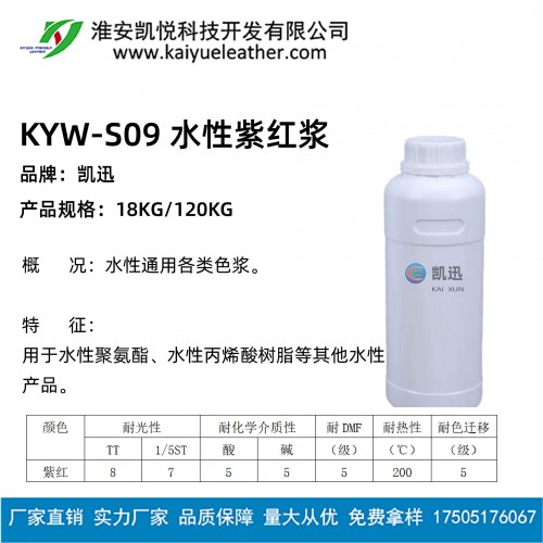 KYW-S09 水性紫紅漿-01